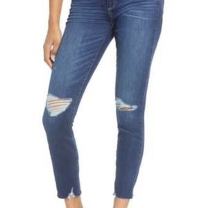 Paige Verdugo Ankle Destructed Skinny Jeans NWOT